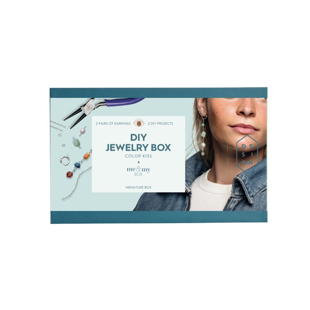 Color Kiss DIY smykkebox - sølvbelagt